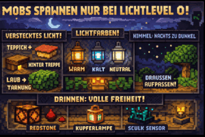 So setzt du Lichtquellen stimmungsvoll ein, ohne deine Welt mit Fackeln zu überfluten.
