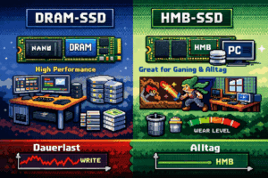 DRAM-Cache verständlich erklärt: So wirkt er sich auf SSD-Performance in Spielen aus.
