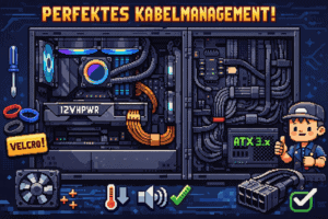 PC-Kabelmanagement: 10 Tipps für saubere Builds und besseren Airflow.